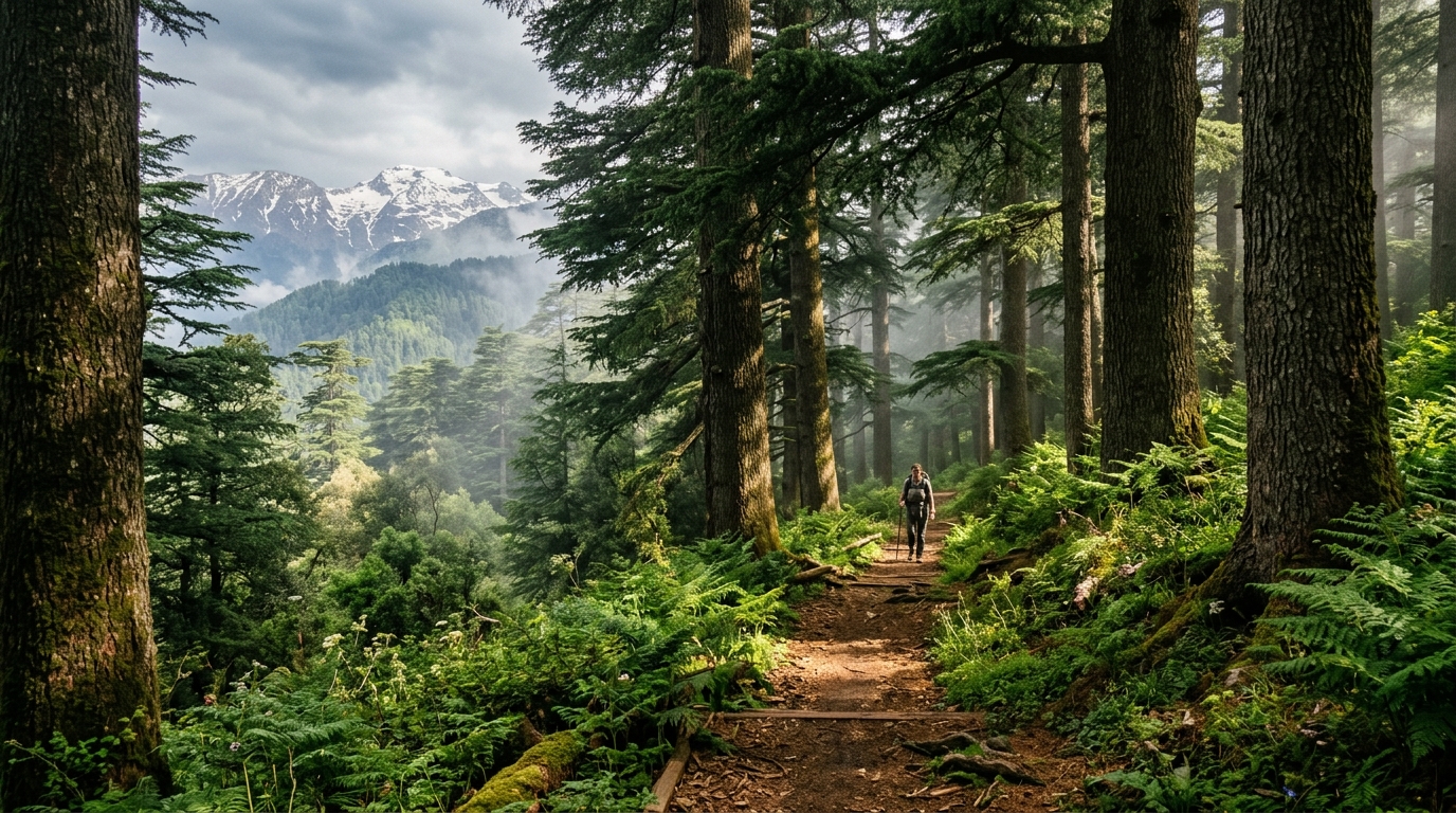 Lush Cedar Forests