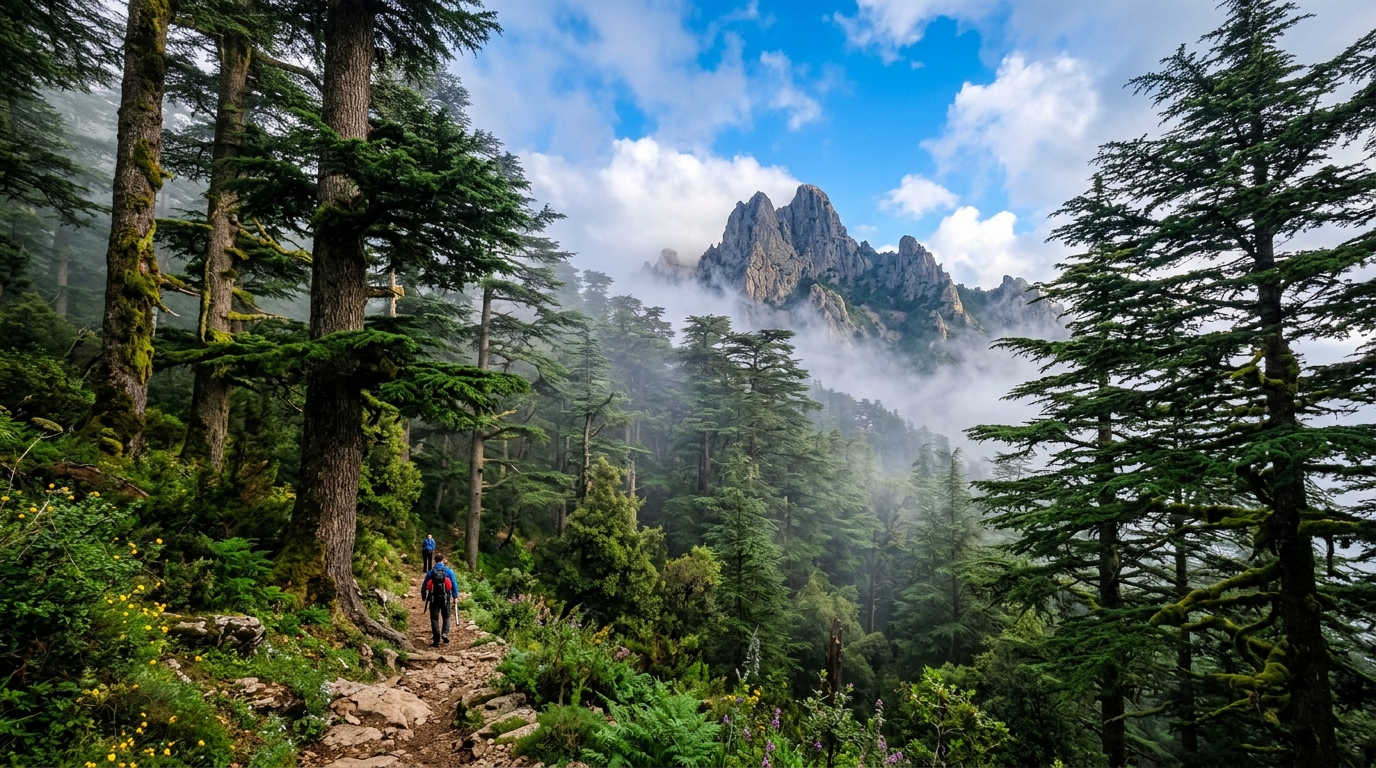 Rugged Mountain Peaks